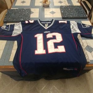 Tom Brady Patriots #12 Reebok NFL Equipment Jersey